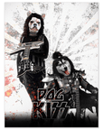 'Kiss Doggos' Personalized 2 Pet Poster