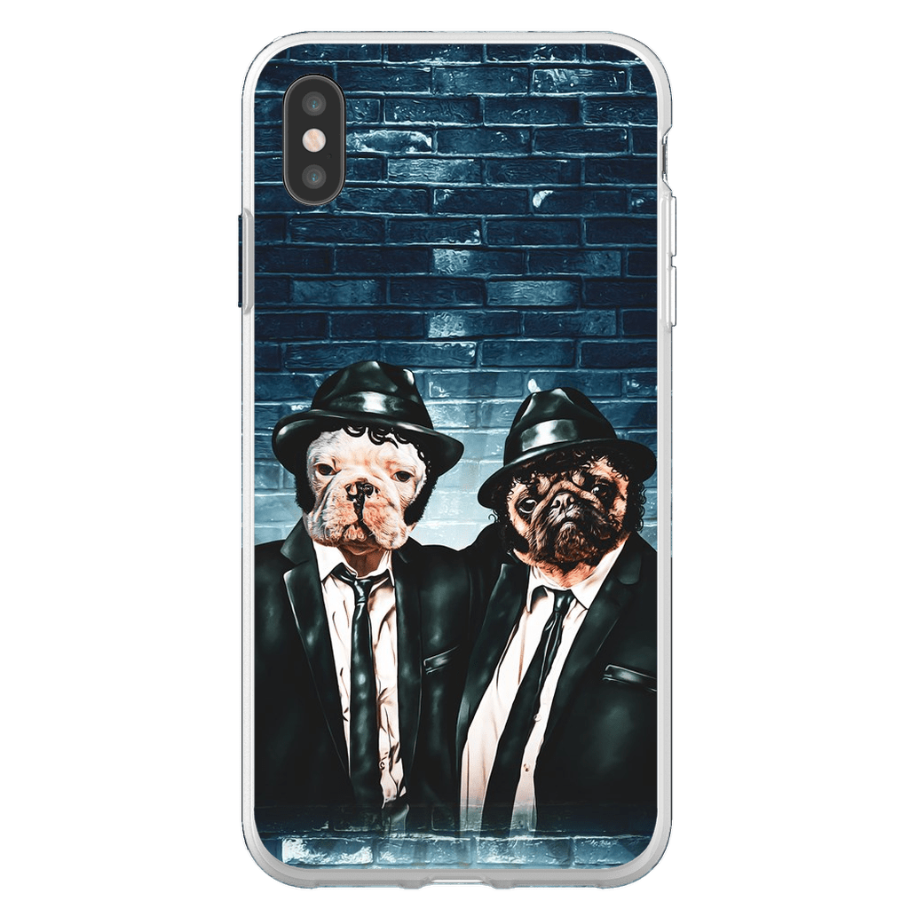&#39;The Blues Doggos&#39;  Personalized 2 Pet Phone Case