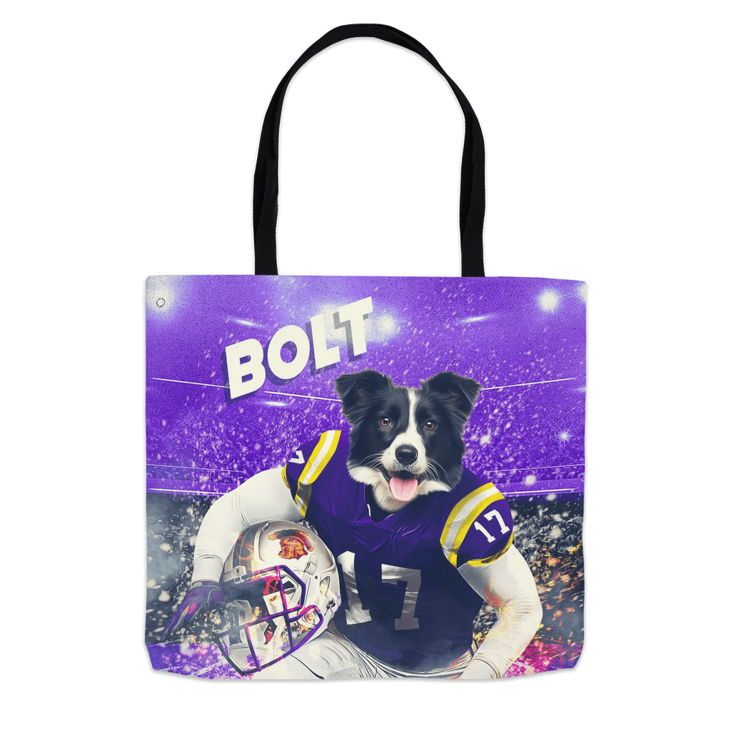 &#39;Louisiana State Doggos&#39; Personalized Tote Bag
