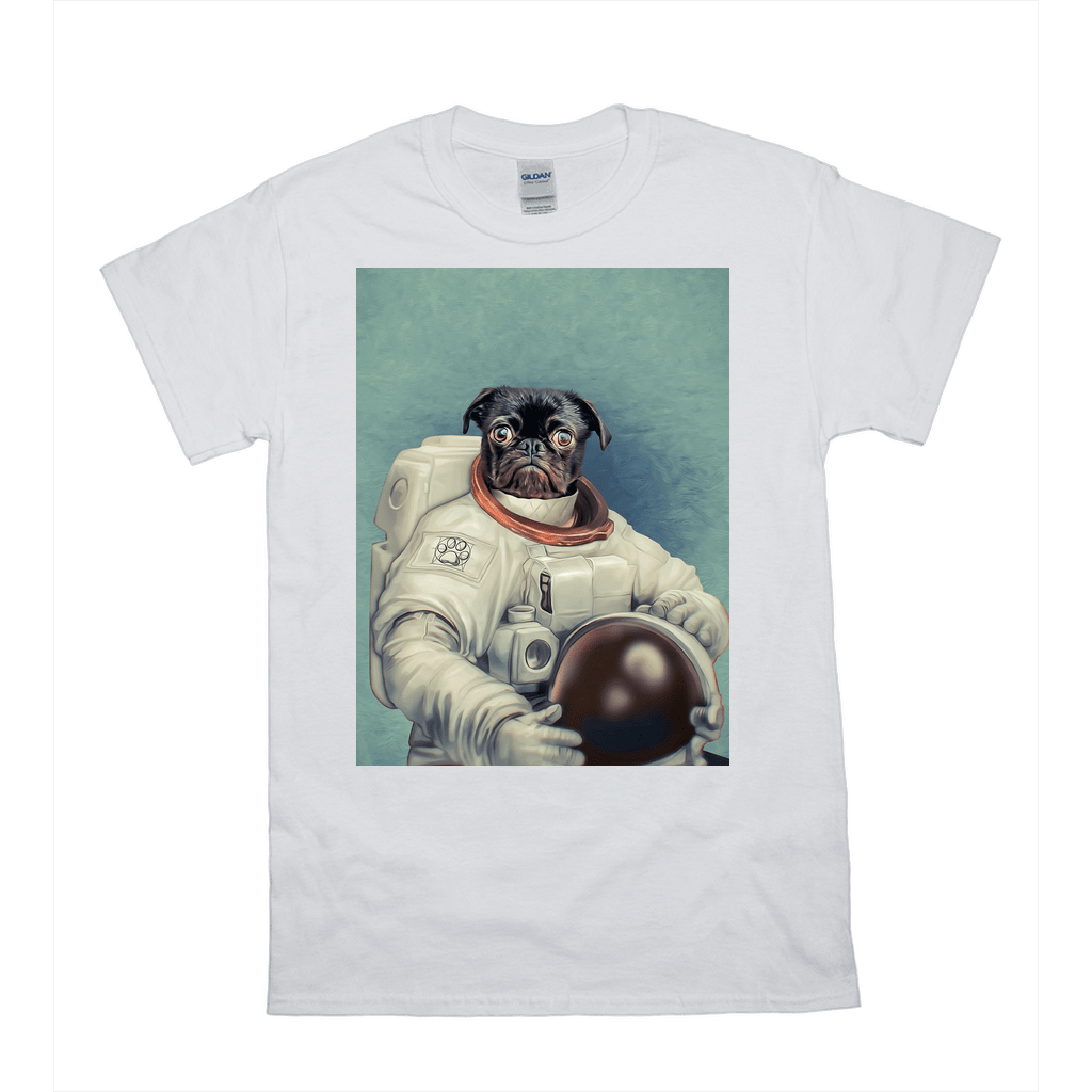 &#39;The Astronaut&#39; Personalized Pet T-Shirt