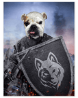 'The Warrior' Personalized Pet Poster