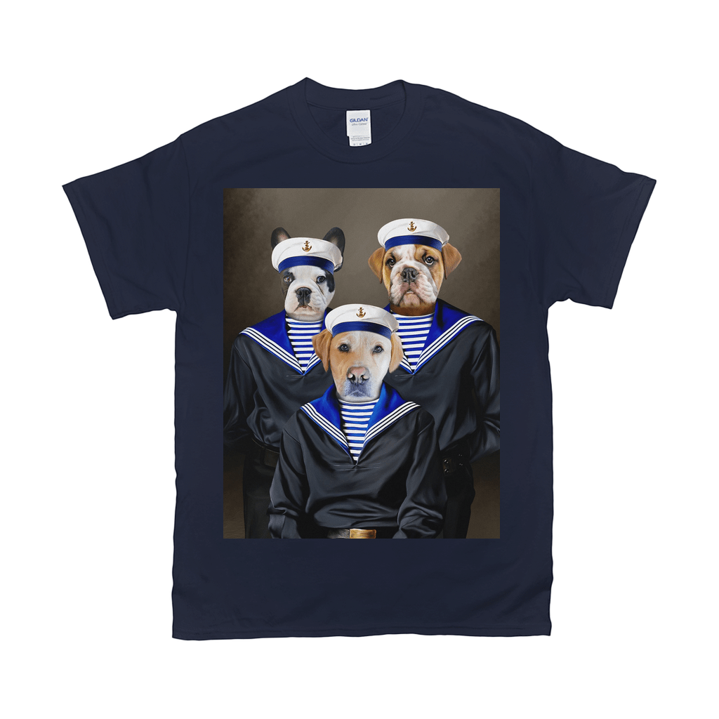 'The Sailors' Personalized 3 Pet T-Shirt