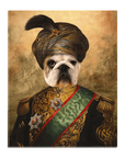 'The Sultan' Personalized Pet Standing Canvas
