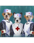 'The Nurses' Personalized 3 Pet Blanket