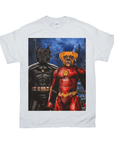 'Batdog & Flash Doggo' Personalized 2 Pet T-Shirt