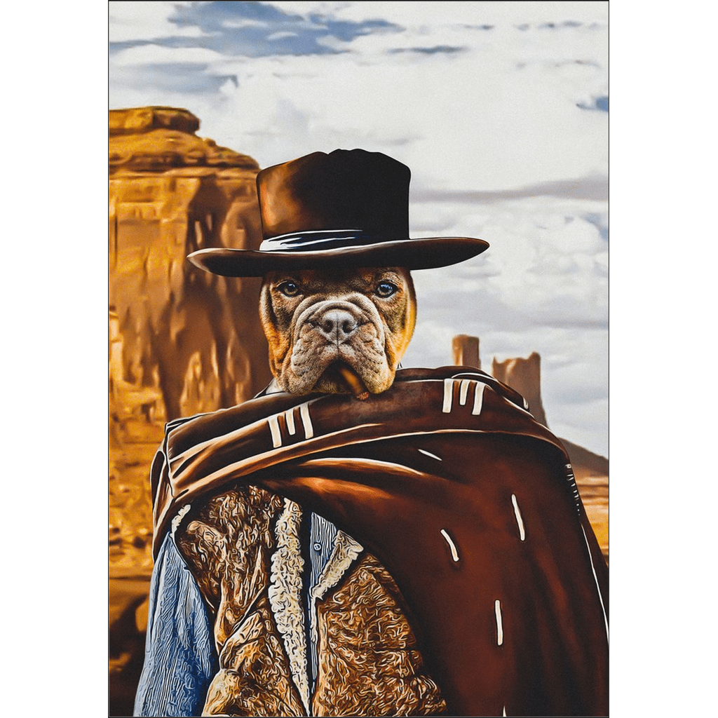 &#39;The Good the Bad and the Furry&#39; Personalized Pet Poster