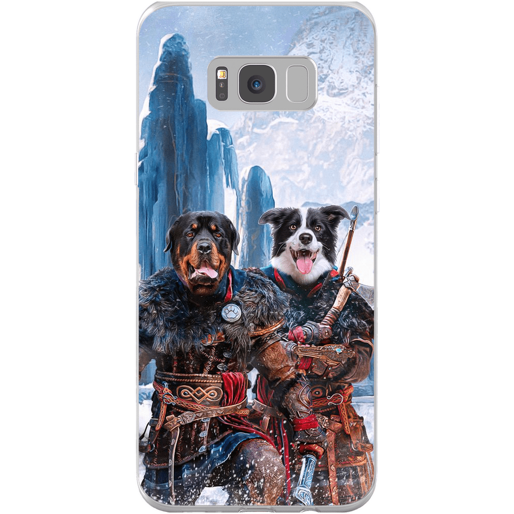 &#39;The Viking Warriors&#39; Personalized 2 Pet Phone Case