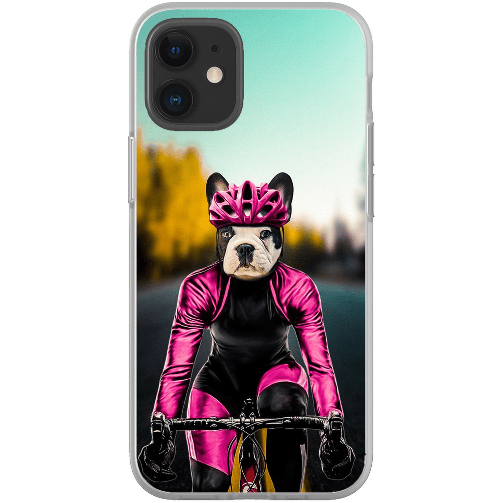 &#39;The Female Cyclist&#39; Personalized Phone Case