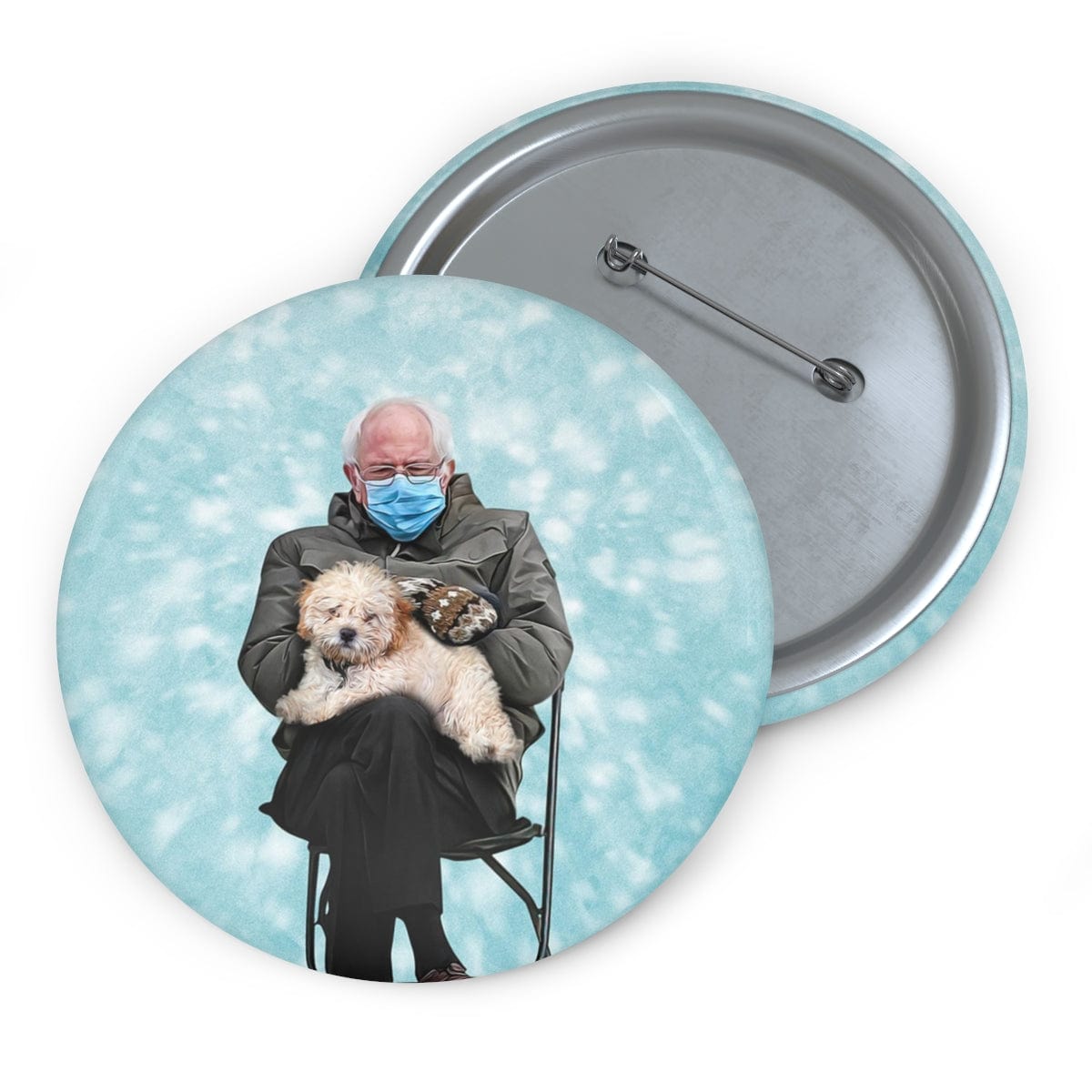Bernard and Pet Custom Pin – doggovinci