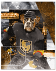 'Las Vegas Doggos Hockey' Personalized Pet Poster