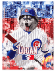 'Chicago Cubdogs' Personalized Pet Poster