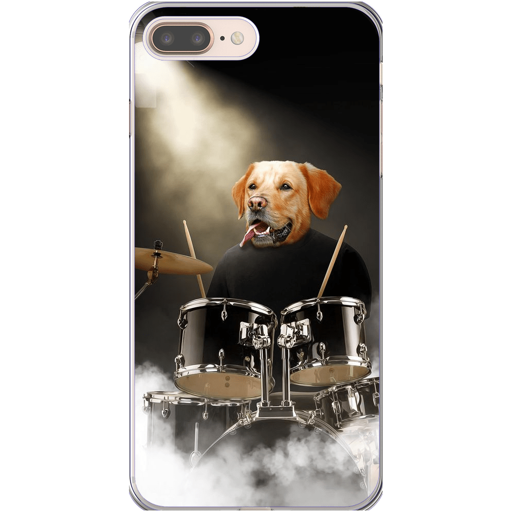 &#39;The Drummer&#39; Personalized Phone Case