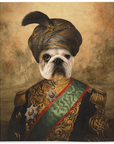 'The Sultan' Personalized Pet Blanket