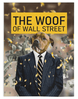 'The Woof of Wall Street' Personalized Pet Blanket