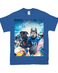 Camiseta personalizada con 2 mascotas 'Carolina Doggos' 