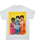 'The Doggo Beatles' Personalized 3 Pet T-Shirt