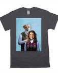 'Step Doggo & Human (Female)' Personalized T-Shirt
