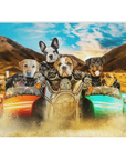 Manta personalizada para 6 mascotas 'Harley Wooferson'