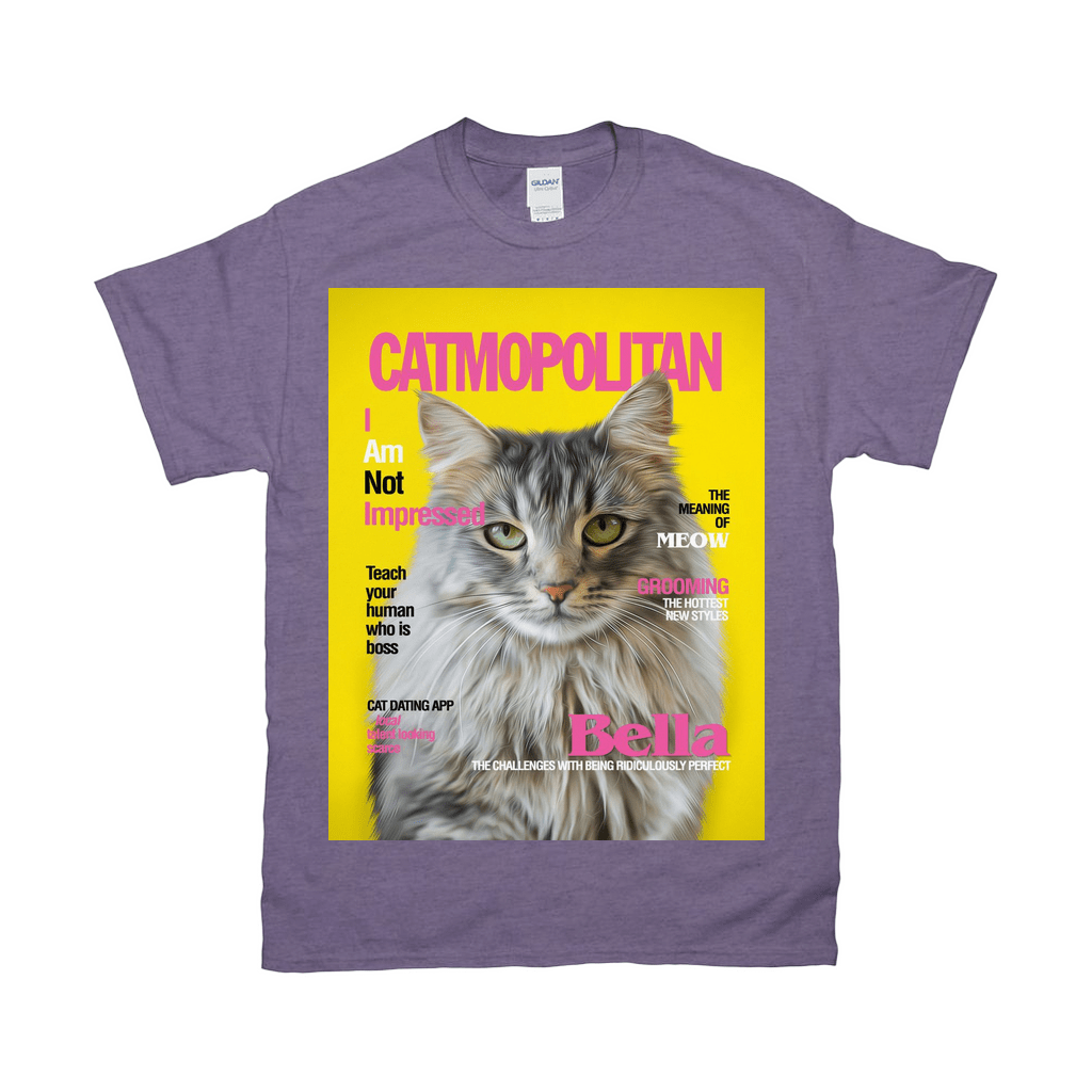&#39;Catmopolitan&#39; Personalized Pet T-Shirt