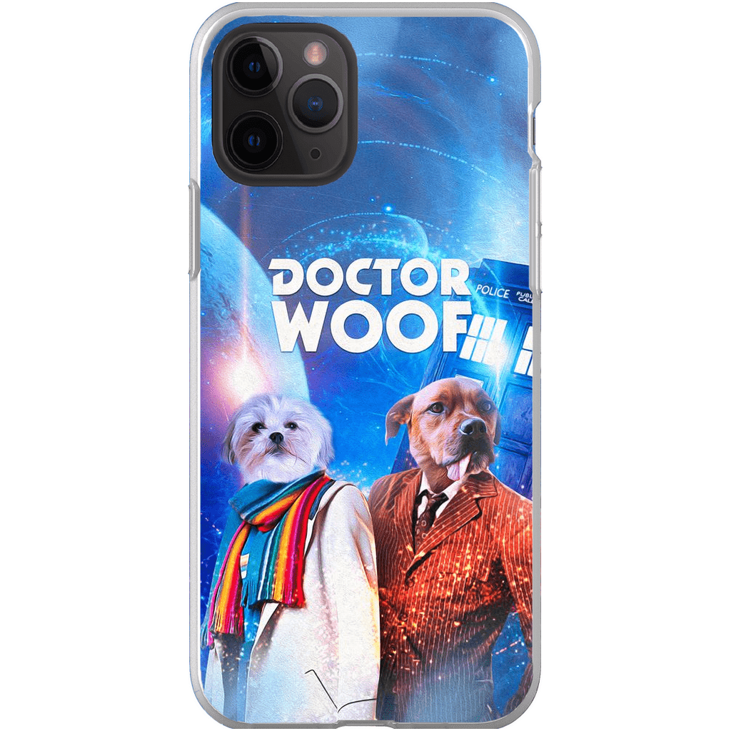 &#39;Dr. Woof&#39; Personalized 2 Pet Phone Case