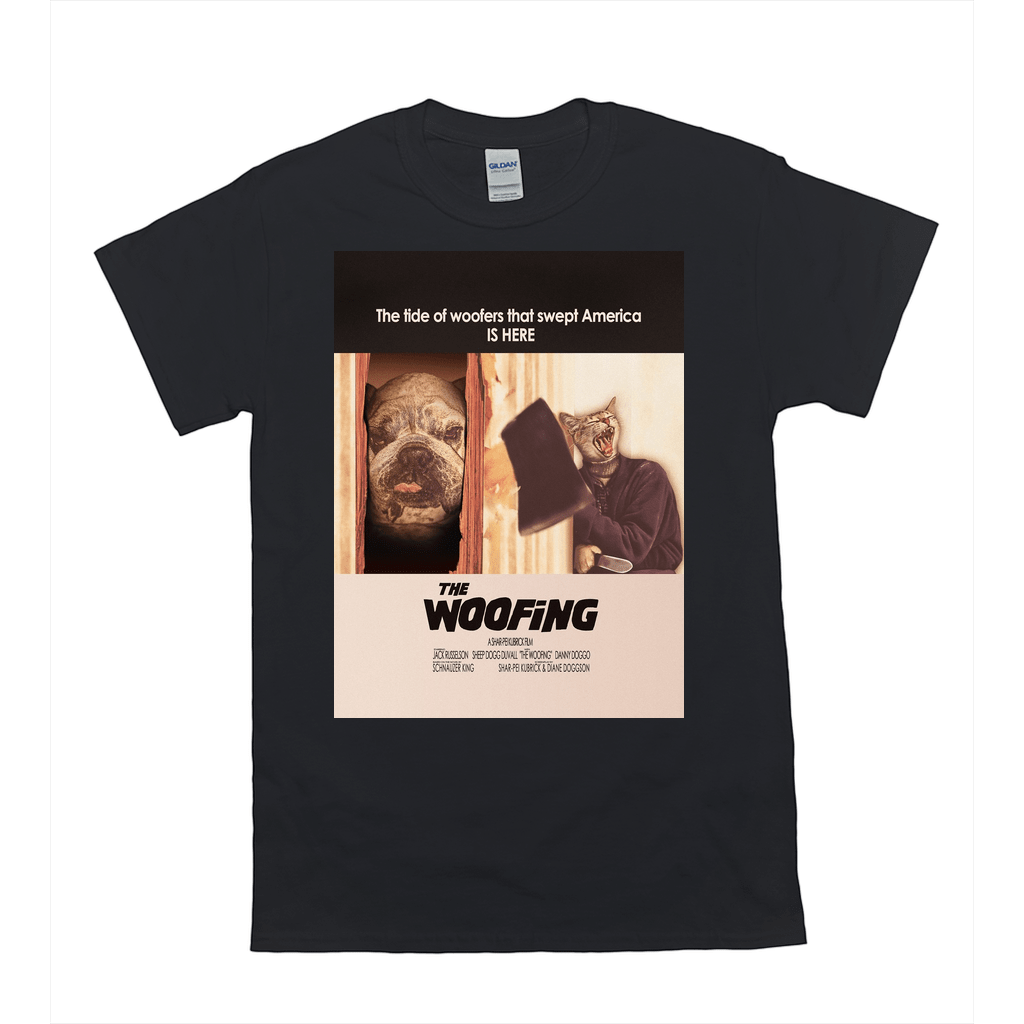 &#39;The Woofing&#39; Personalized 2 Pet T-Shirt