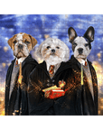 Puzzle personalizado de 3 mascotas 'Harry Doggers'