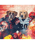 'Cleveland Doggos' Personalized 2 Pet Puzzle