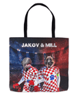 'Croatia Doggos' Personalized 2 Pet Tote Bag