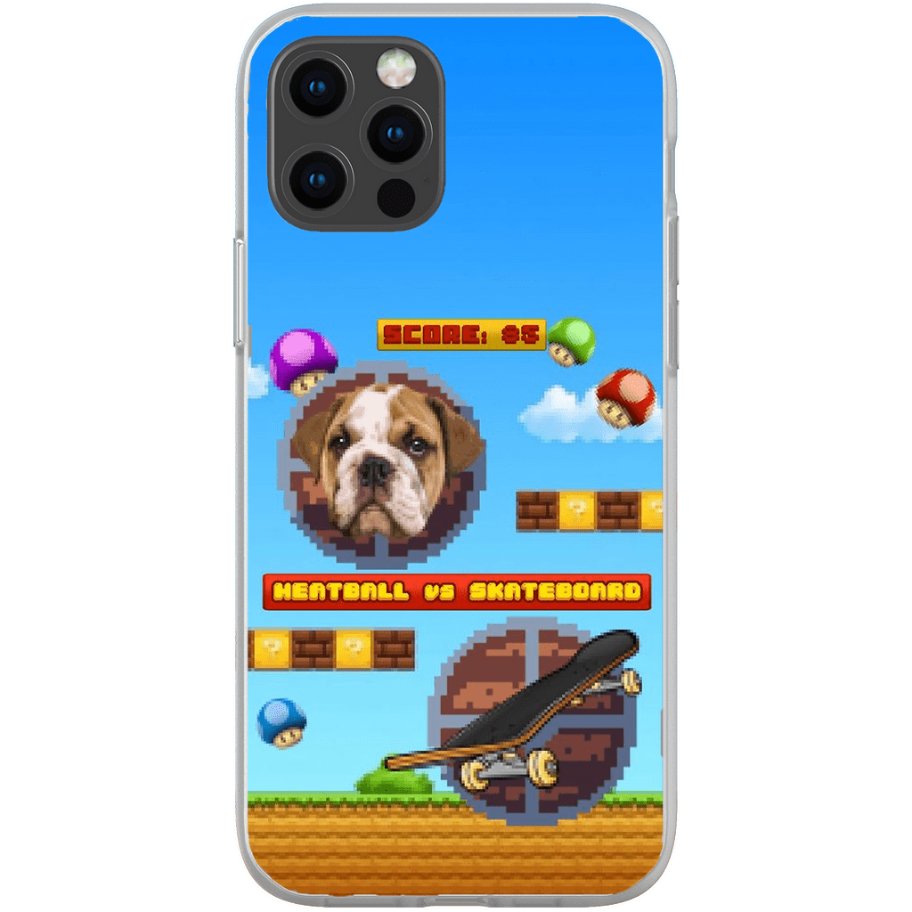 Retro Video Game Personalized Pet Phone Case