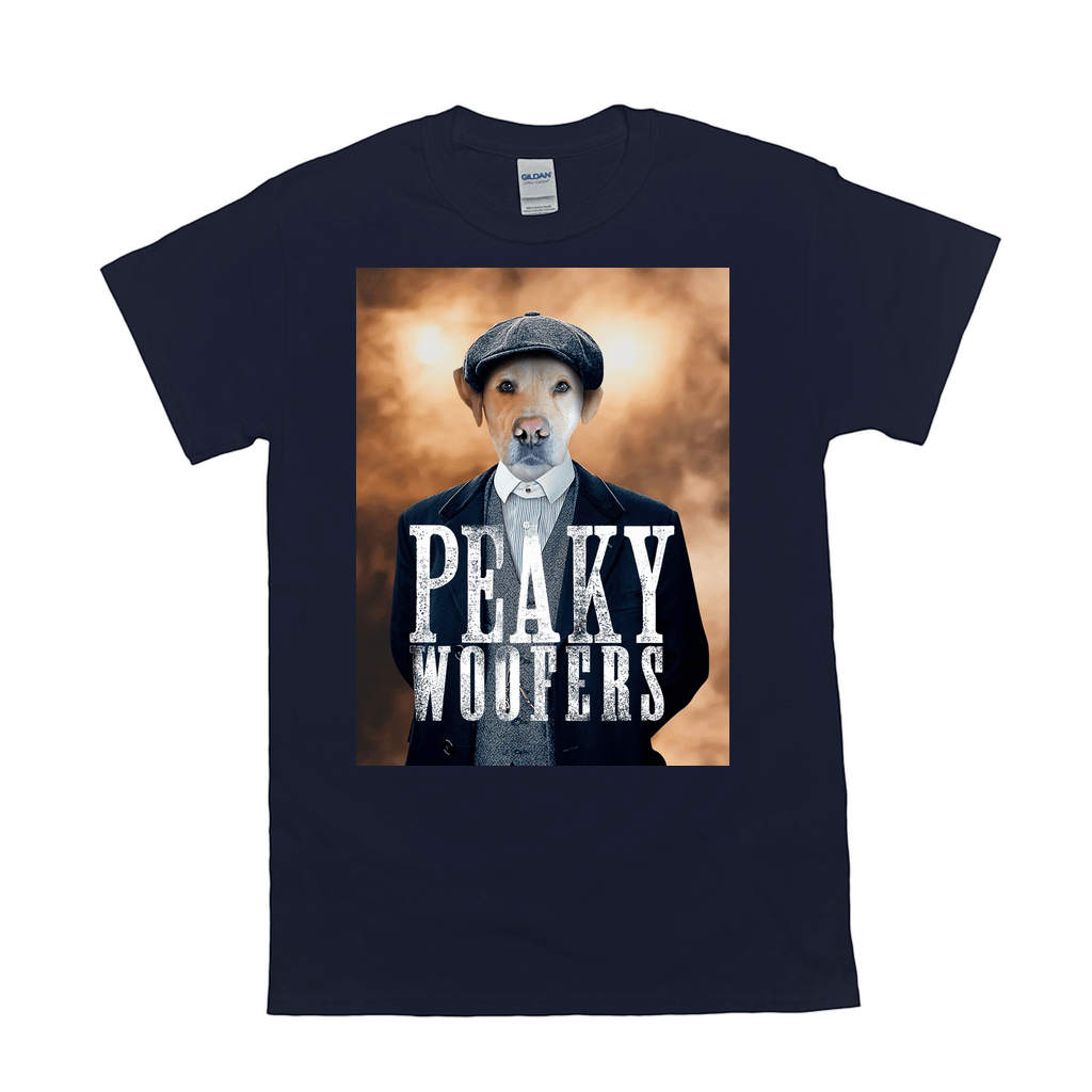 &#39;Peaky Woofers&#39; Personalized Pet T-Shirt