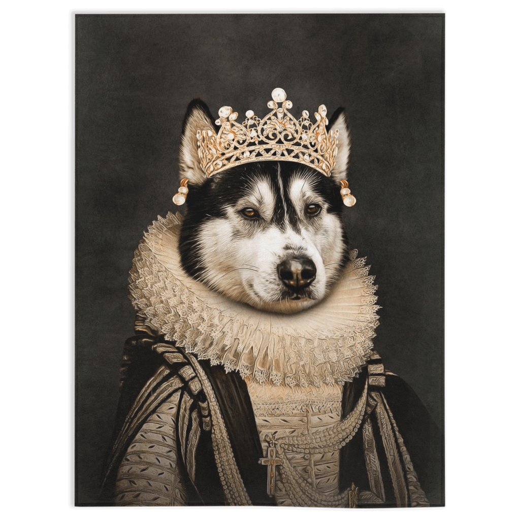 &#39;The Lady of Pearls&#39; Personalized Pet Blanket