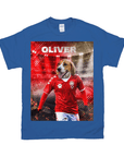 'Denmark Doggos Soccer' Personalized Pet T-Shirt