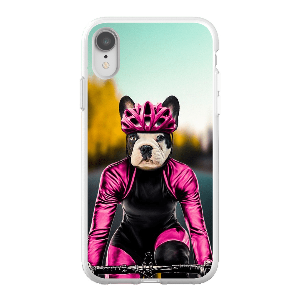 &#39;The Female Cyclist&#39; Personalized Phone Case