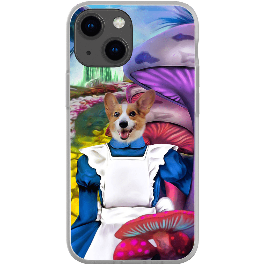 &#39;Alice in Doggoland&#39; Personalized Phone Case