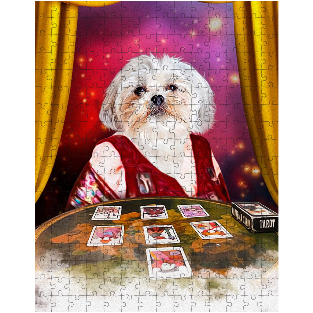 &#39;The Tarot Reader&#39; Personalized Pet Puzzle