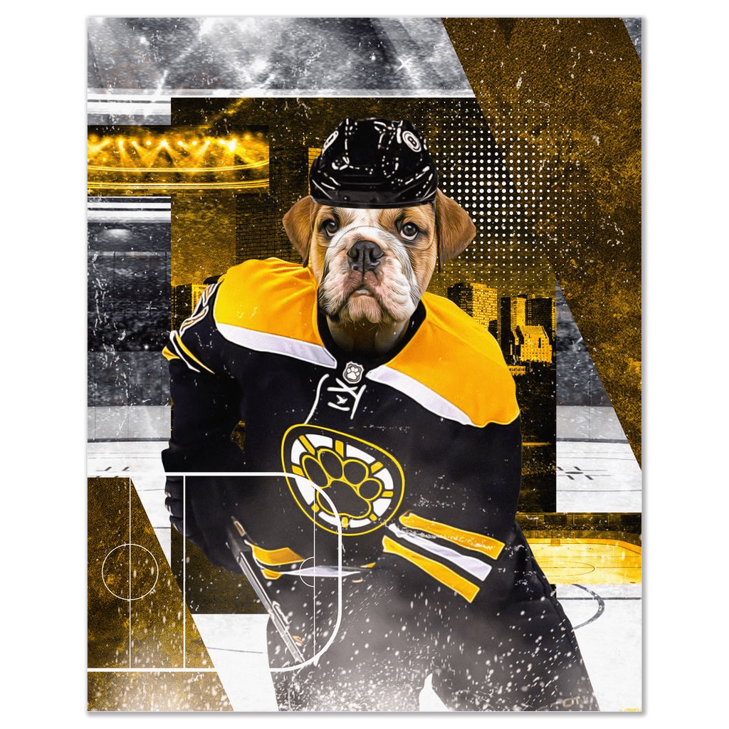 &#39;Boston Chewins&#39; Personalized Pet Poster