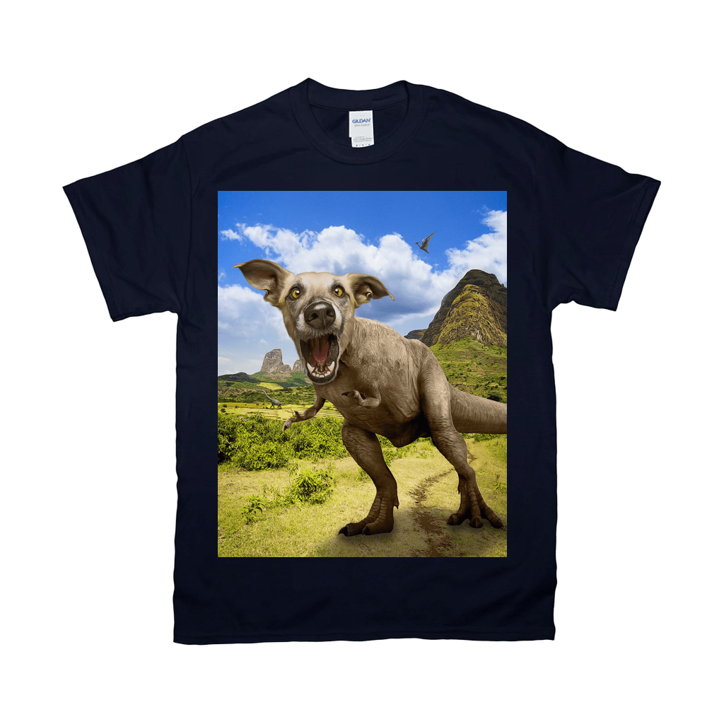 Camiseta personalizada para mascotas &#39;Pawasaurus Rex&#39; 