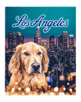 'Doggos of Los Angeles' Personalized Pet Standing Canvas
