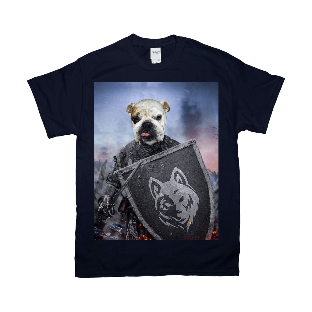&#39;The Warrior&#39; Personalized Pet T-Shirt