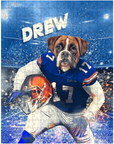 Rompecabezas personalizado para mascotas 'Florida Doggos College Football'