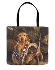 Bolsa de tela personalizada para 2 mascotas 'Chewdogga &amp; Dogg-E-Wok'