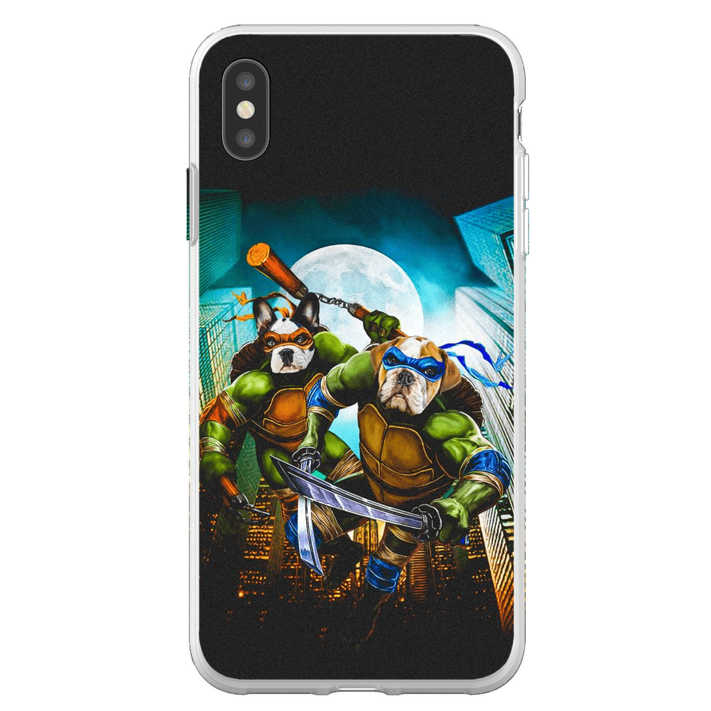 &#39;Teenage Mutant Ninja Doggos&#39; Personalized 2 Pet Phone Case