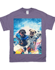 Camiseta personalizada para 2 mascotas 'Detroit Doggos' 