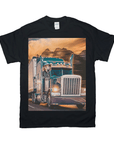 'The Trucker' Personalized Pet T-Shirt