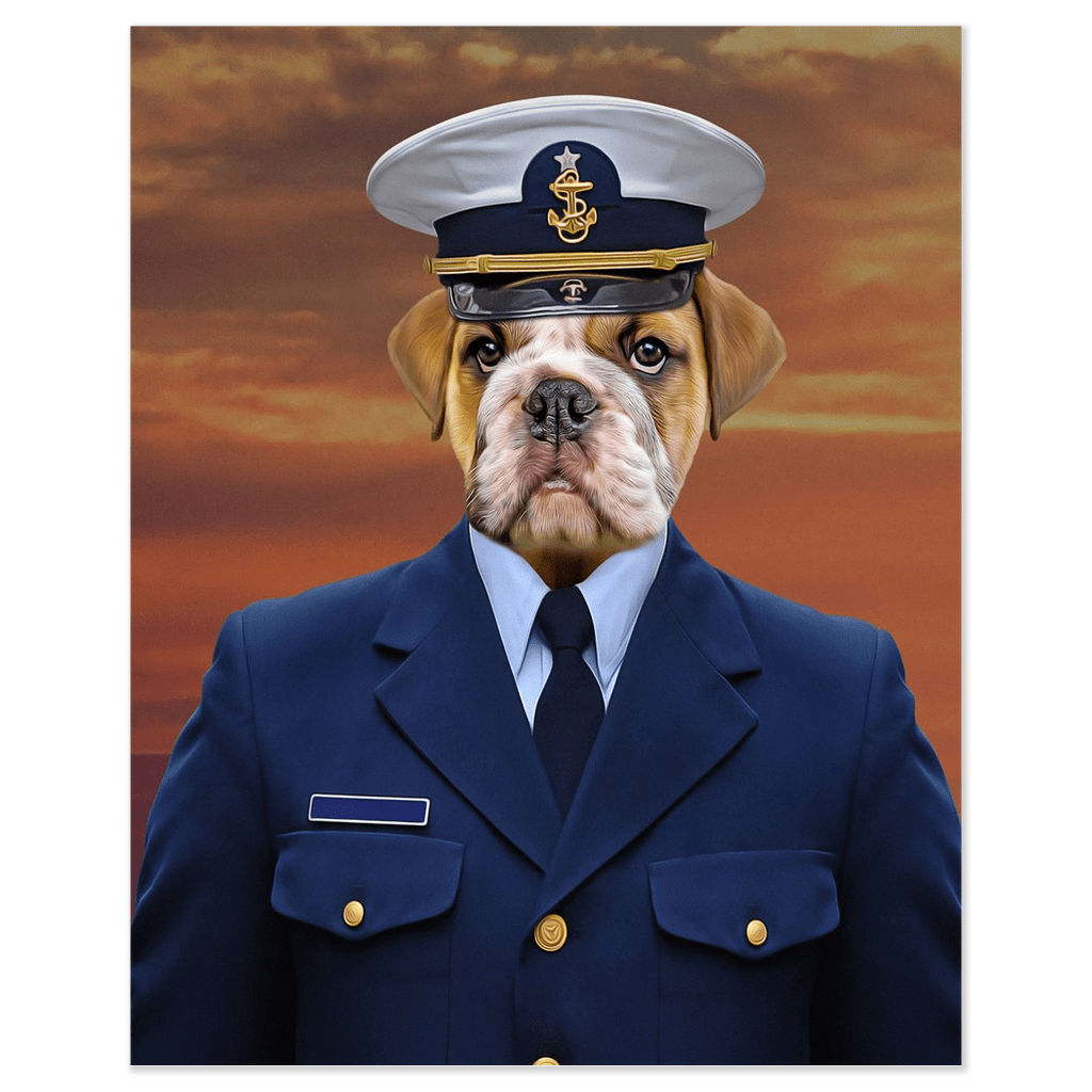 &#39;The Coast Guard&#39; Personalized Pet Poster