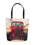 'The Hot Rod' Personalized 4 Pet Tote Bag