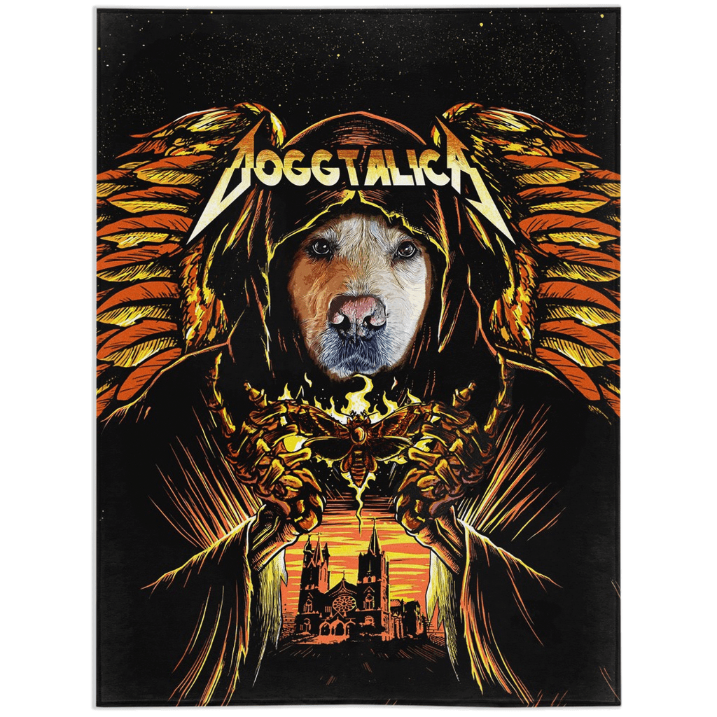 &#39;Doggtalica&#39; Personalized Pet Blanket