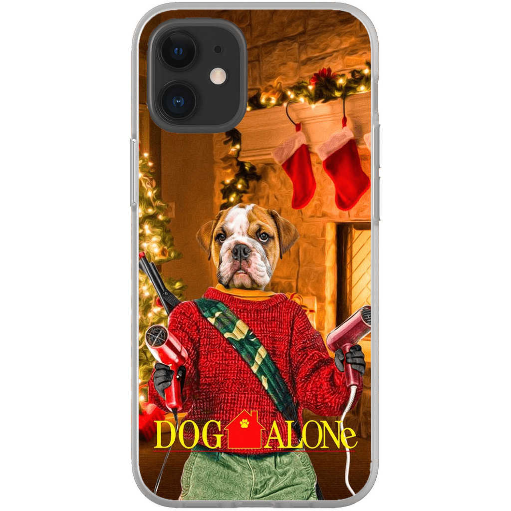 &#39;Dog Alone&#39; Personalized Phone Case