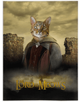 'Lord of the Meows' Personalized Pet Blanket