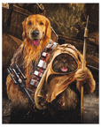 'Chewdogga & Dogg-E-Wok' Personalized 2 Pet Poster